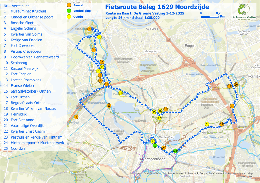 03. Fietsroute Beleg 1629 Noordzijde